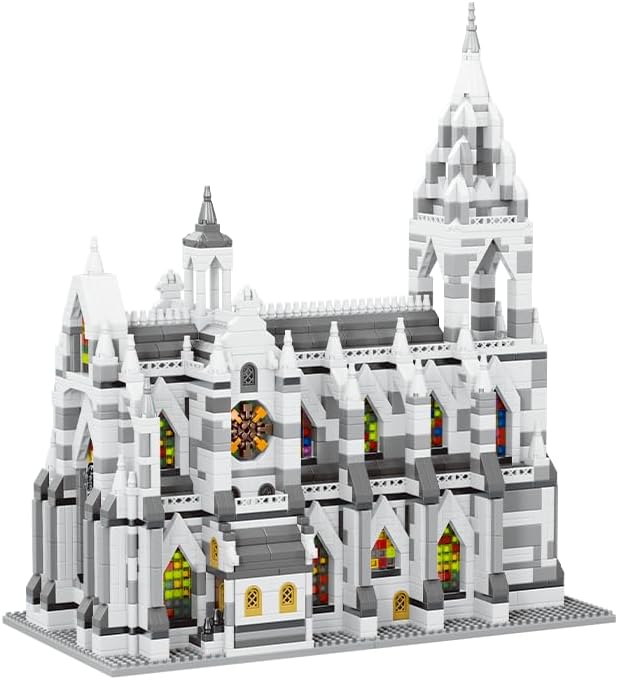 SEMKY Micro Mini Blocks Cologne Cathedral Famous Landmark Model Set(3598Pieces) -Building and Architecture Toys Gifts for Kid and Adult