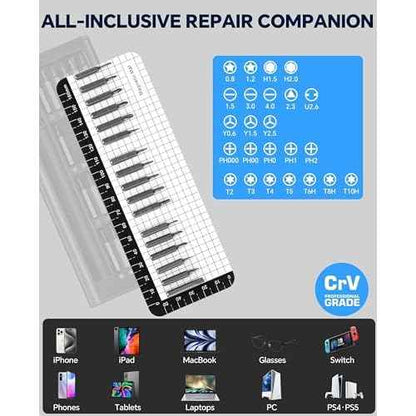 Small Precision Screwdriver Set - Electronics Repair Tiny Tool Kit [Super Durable],for Ring Doorbell, Laptop, Switch, PS5, Xbox, Macbook, iPhone, Watch, Glasses,Fathers Day Dad Gifts for Men