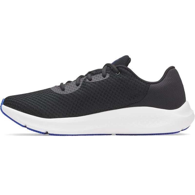 Under Armour Men's Charged Pursuit 3, (008) Black/Black/Team Royal, 10, US