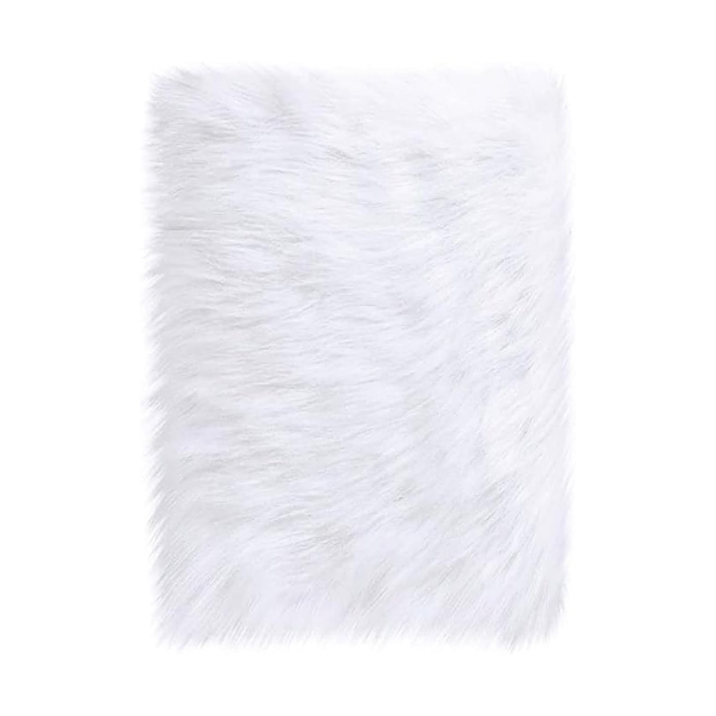 Yueeer Rectangle 10 x 15 Inches Small Product Photo Background & Luxury Photo Props，Area Rugs Fluffy Carpet Mini Small Size，Great for Nail Art, Home Decor，Tabletop Photography, Jewelry (White)