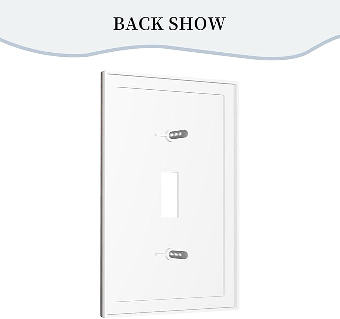 Decorative Art Light Switch Covers Nautical Rustic Star Emblem Single Toggle Wall Plate Decorative Switchcover Electrical Switchplate for Home Decor