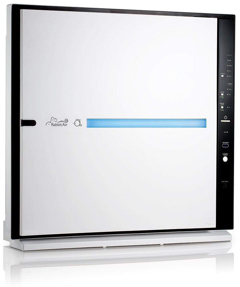 Rabbit Air, MinusA2 Air Purifiers for Home, Ultra Quiet HEPA Air Purifier - Wall Mountable Air Purifiers for Home Large Room, Allergies, Dust, Mold, Smoke & VOCs - (SPA-780A, White, Germ Defense)