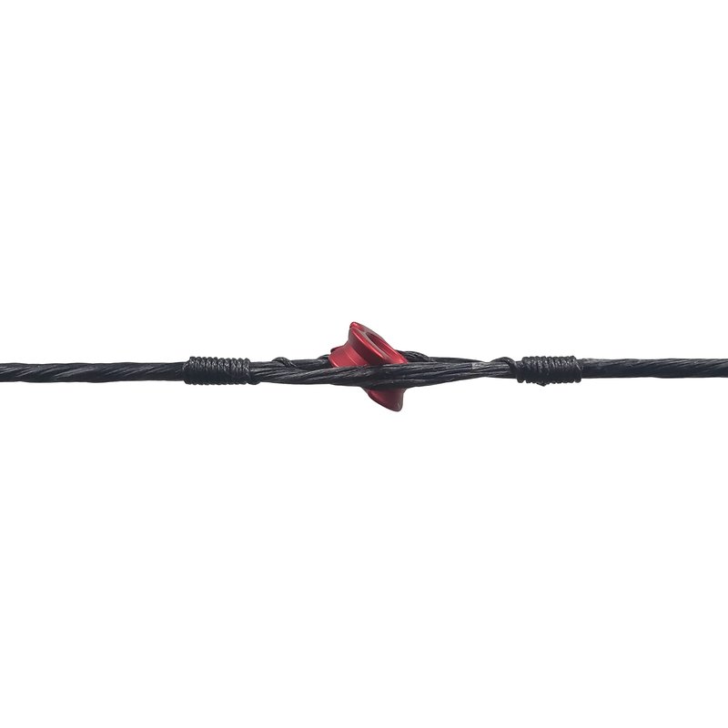 SAS Southland Archery Supply Aluminum Peep Sight for Archery Compound Bow - 2/Pack (Red, 1/8 in)