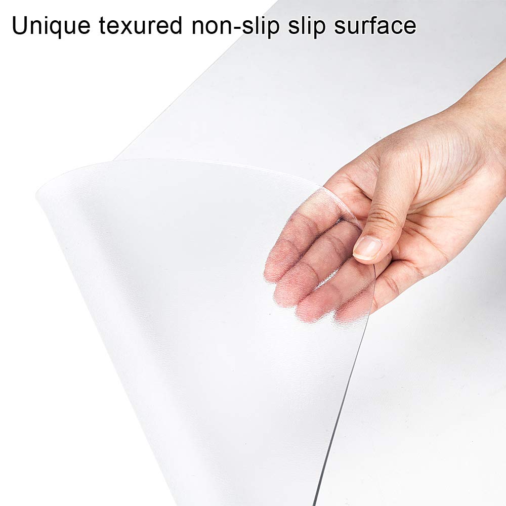 Kuyal Clear Chair mat for Hard Floors 48 x 48 inches Transparent Floor Mats Wood/Tile Protection Mat for Office & Home(48" X 48" Square)