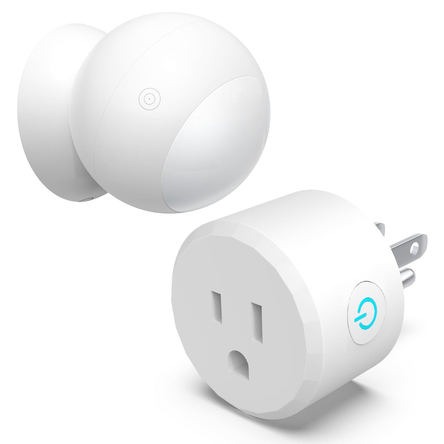 2 Pack Wireless Motion Sensor Outlet, Plug-in PIR Infrared Motion Activated Switch for Light Home Appliances Control, Motion Detector Socket for Bathroom, Garage, Laundry Room Lamps Exhaust Fan