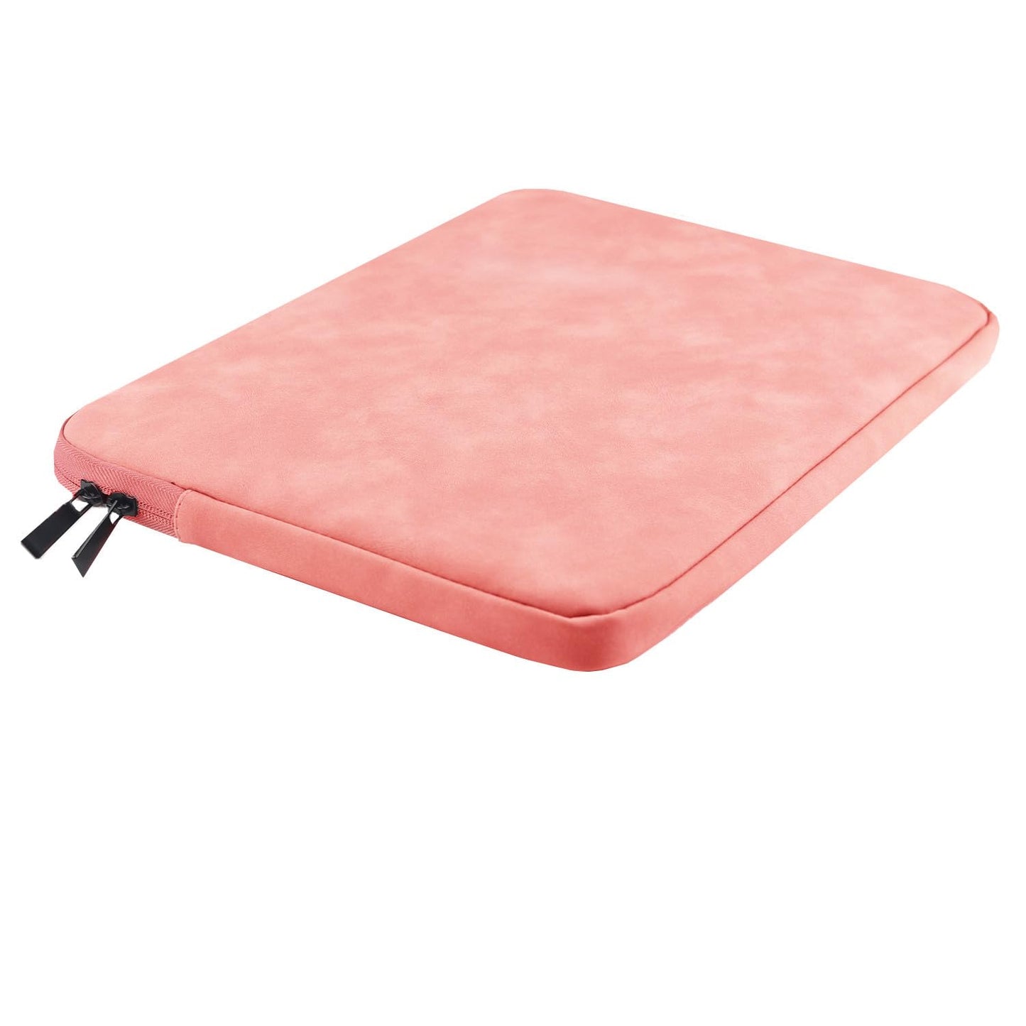 Megoo 14" Laptop Sleeve Soft Case for Surface Laptop 2025 13"/7 13.8"/6 5 4 3 13.5", Surface Book 13.5", Samsung Galaxy Tab S9/S8 14.6", PU Leather Pouch Bag for 13.5"-14.6" Notebook Computers(Pink)