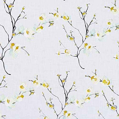 WENMER Beige Floral Peel and Stick Wallpaper - 17.71"x118" Modern Floral Removable Wallpaper for Bedroom, Cabinets, Kitchen Backsplash, Staircase, Shelf Backing