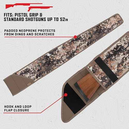 Allen Company Neoprene Shotgun Slip Case - 52 Inch Protective Padded Gun Sleeve with Handles - Veil Avayde Camo