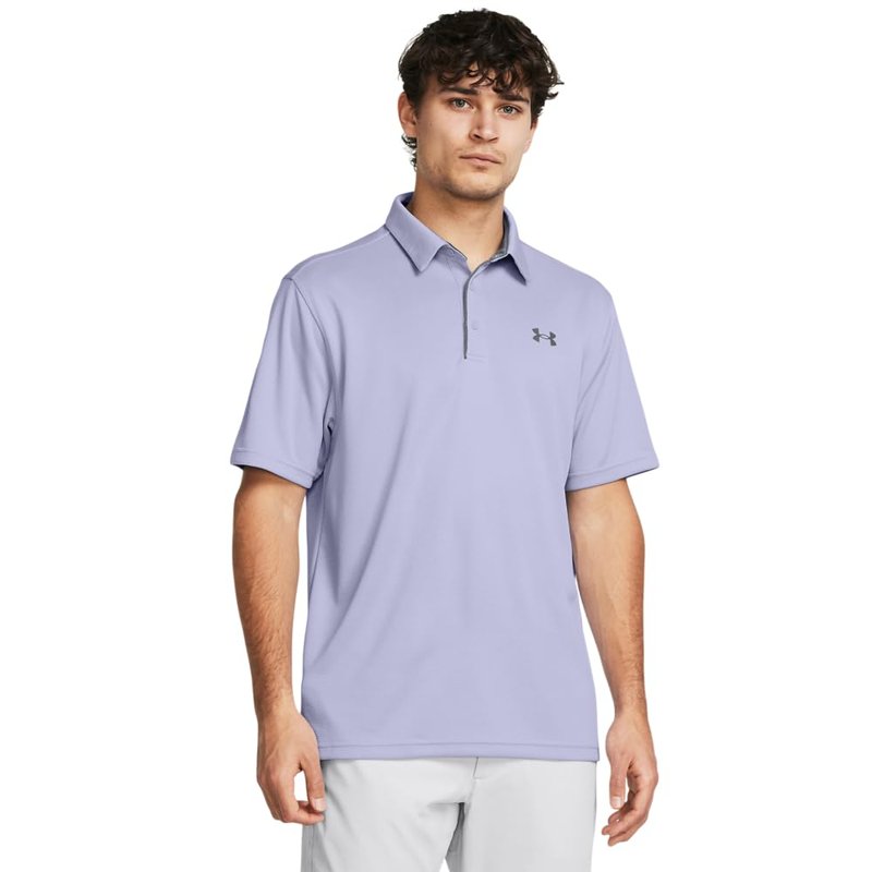 Under Armour Men's Tech Golf Polo, (539) Celeste / / Pitch Gray, 3X-Large