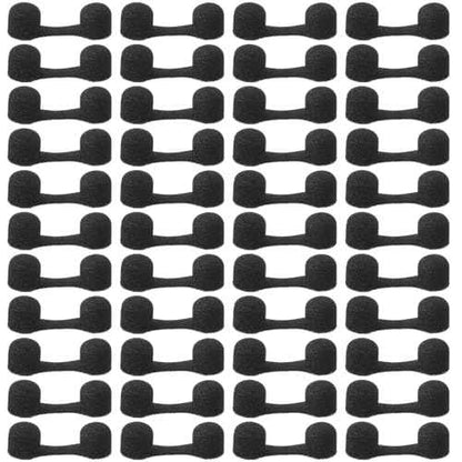 100PCS Sponge Nose Filters, Disposable Nose Plugs Bulk Sponge Nostril Filters for Dust, Spray Tanning, Welding (Black)