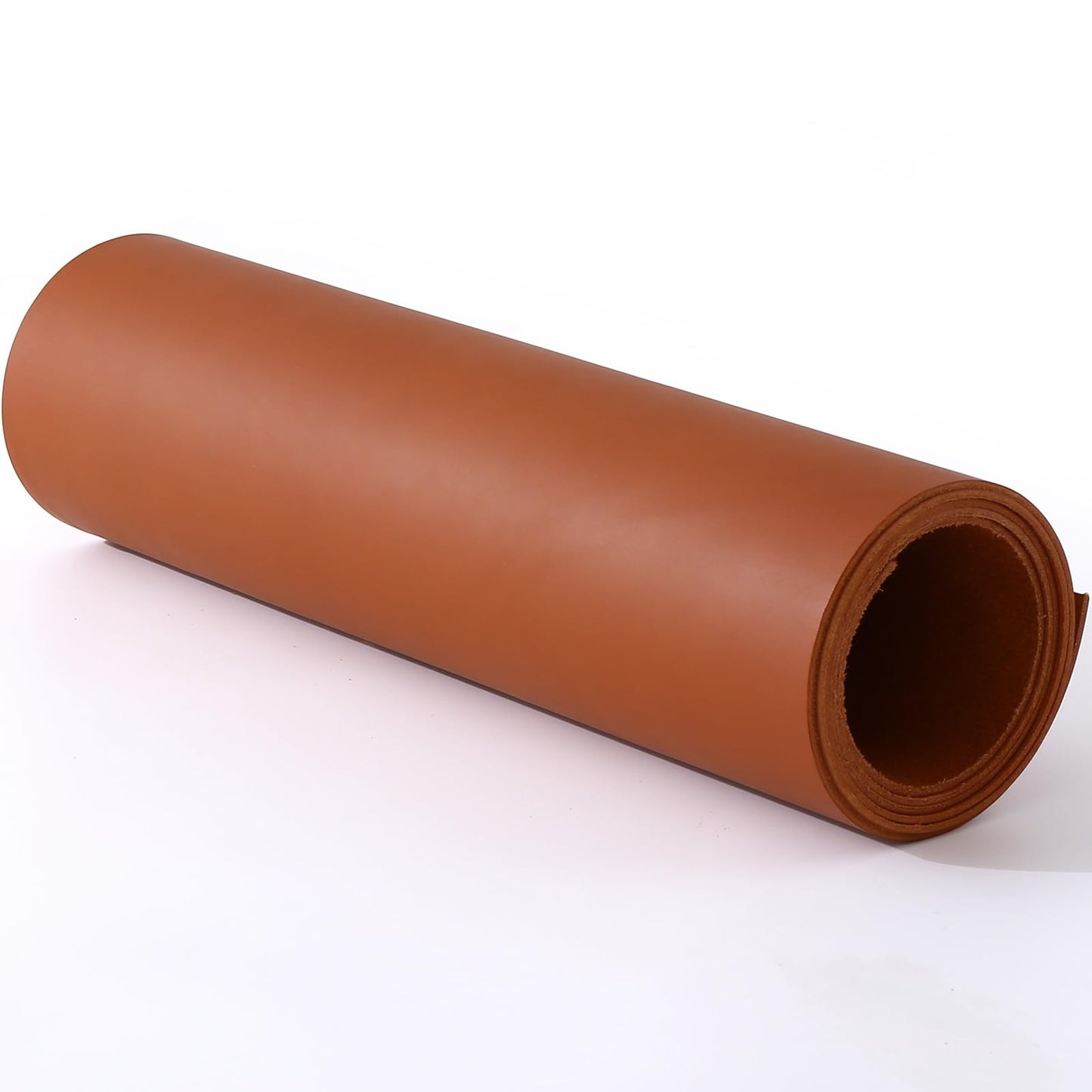 Large Size 16"x70" Leather, Cowhide Veg Tan Leather for Leather Belt Bag Strap Craft Shoe Making Wallet, 2.5mm Thick Full Penetration Dyeing Brown