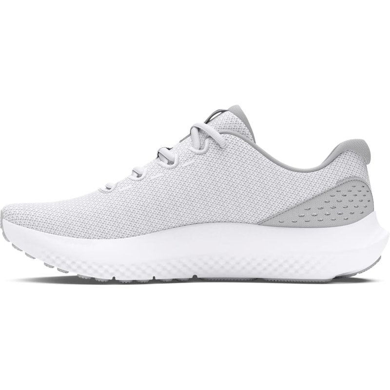 Under Armour Men's Charged Surge 4, (100) White/Halo Gray/Black, 7.5, US