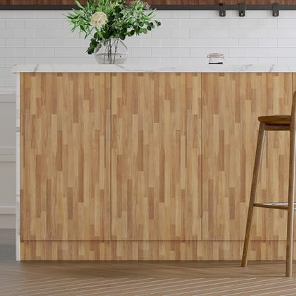 VaryPaper 15.7''x78.7'' Butcher Block Contact Paper for Countertops Waterproof Wood Peel and Stick Wallpaper Removable Self Adhesive Wood Grain Contact Paper for Cabinets Table Desk Bedroom Walls