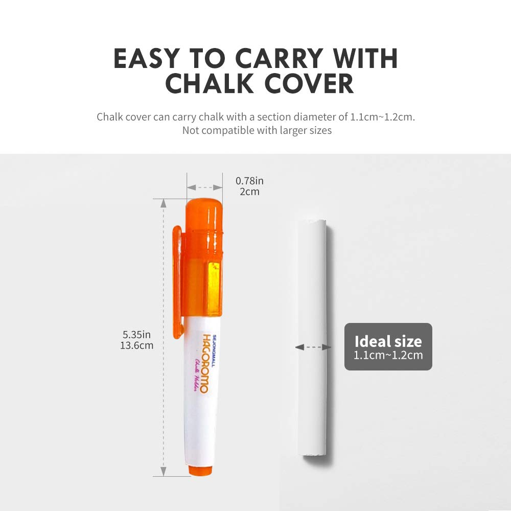 Hagoromo Chalk Holder with Magnet Attached [Green Cap and Chalk]