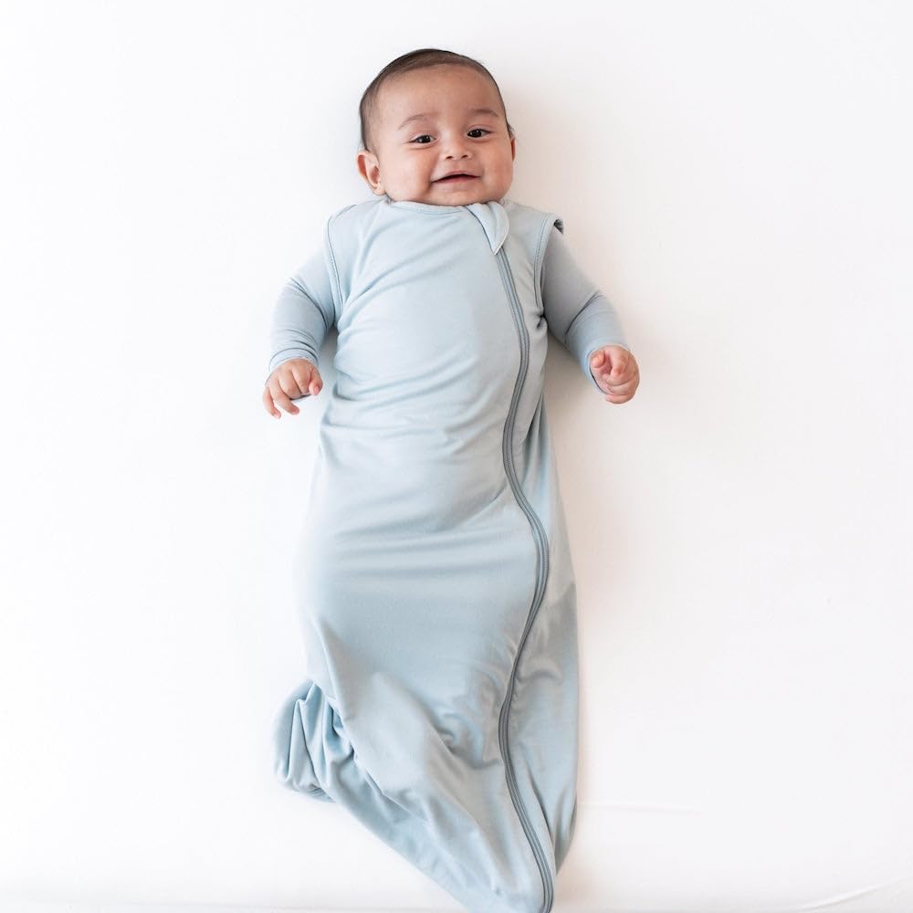 KYTE BABY Unisex Sleep Bag for Babies and Toddlers, 97% Rayon Made From Bamboo, 3% Spandex, 0.5 Tog (Medium, Fog)