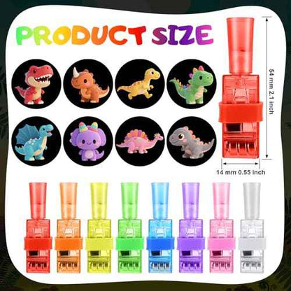 40 Pack Dinosaur Party Favors£¬Dinosaur LED Light Up Finger Lights Glow in the Dark Finger Flashlights Bulk for Kids Girls Boy Classroom Prizes Birthday Christmas Stocking Stuffers Gifts Party Favors