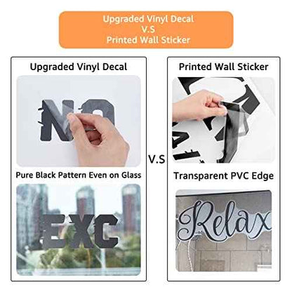 SUPERDANT Laundry Room Decals Washer and Dryer Decals Wash Dry Wall Stickers Decor Vinyl DIY Quote Wall Art for Family Laundry Shop Home Apartment Washing Machine Dryer Decal 15in