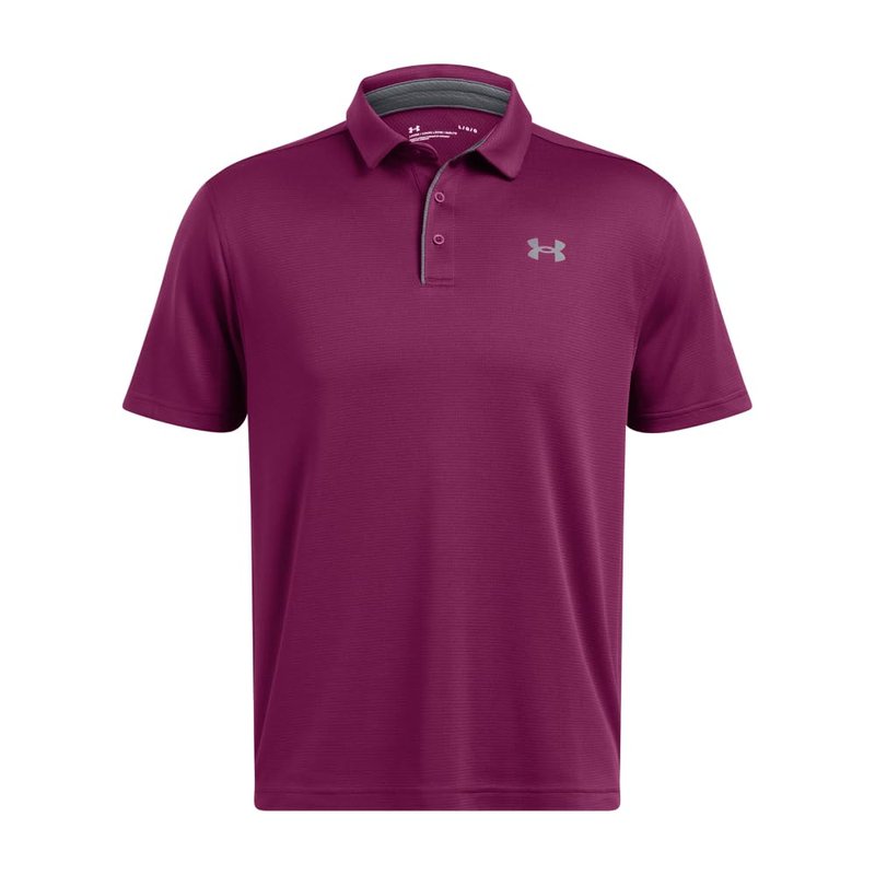 Under Armour Men's Tech Golf Polo, (505) Purple Gemini / / Pitch Gray, Small