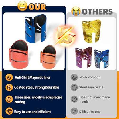 Pro Pipe Cutting Guide Kit, Metal Pipes Saddle Template for Angle Cuts, Magnetic Pipe Coping/Notching Tool Includes Sizes:1-7/8", 2-3/8", 2-7/8", Precision Cuts at 22.5¡Æ, 45¡Æ, 90¡Æ-3 PCS