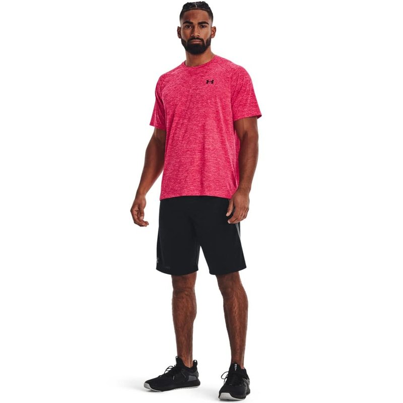 Under Armour Men's Tech 2.0 Short-Sleeve T-Shirt, Penta Pink (975)/Black, 3X-Large