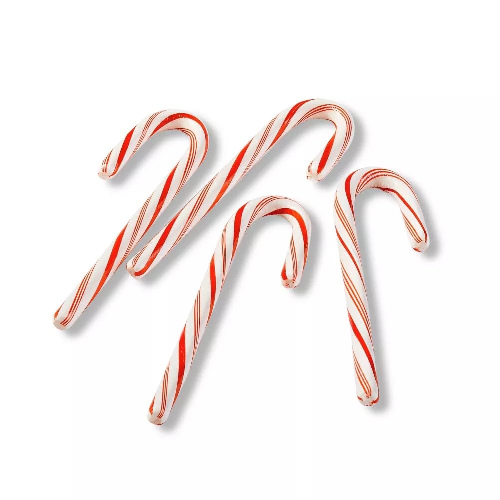 BrachsCandy Canes Peppermint - Individually Wrapped Bulk Christmas Candy Canes - Holiday Classic Candy - Stocking Stuffer Candy - Bulk Candy Box (36 Count)