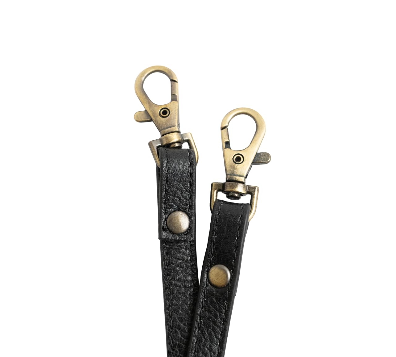 DANEAULT Fun and Flirty Pebbled Crossbody/Clutch Strap – Interchangeable Leather Strap for Crossbody & Clutch Bags – Durable & Stylish – Women's Accessories - Black