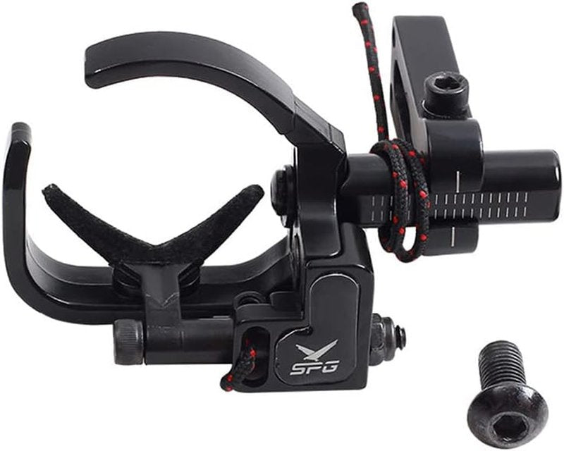 Drop Away Arrow Rest - Adjustable Metal Archery Rest for Compound Bow | Right Hand, Black