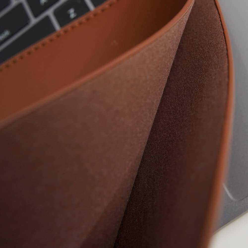 Benfan Laptop Sleeve 15 Inch Compatible with MacBook Pro 16 A2991 M3 A2780 A2485 A2141 MacBook Pro Retina 15 Color Dark Brown