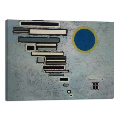 Wieco Art Framed Canvas Wall Art Composition VII, 1913 by Wassily Kandinsky Classic Abstract Famous Paintings Reproductions Canvas Wall Art for Home Decoration