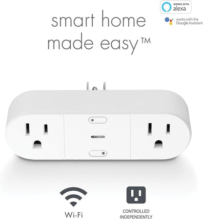 Globe Electric 50020 Collection Smart Plug, White