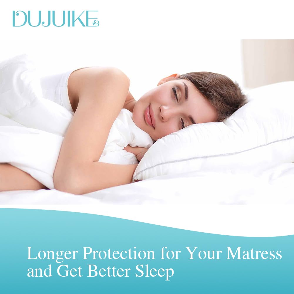 DUJUIKE Mattress Slide Stopper and Gripper, Non Slip Mat for Bed Mattress, Non Slip Rug Pad Underlay Protector Keep Bed and Topper Pad from Sliding for Sofa, Mattresses (Grey, 78 x 47 inch)