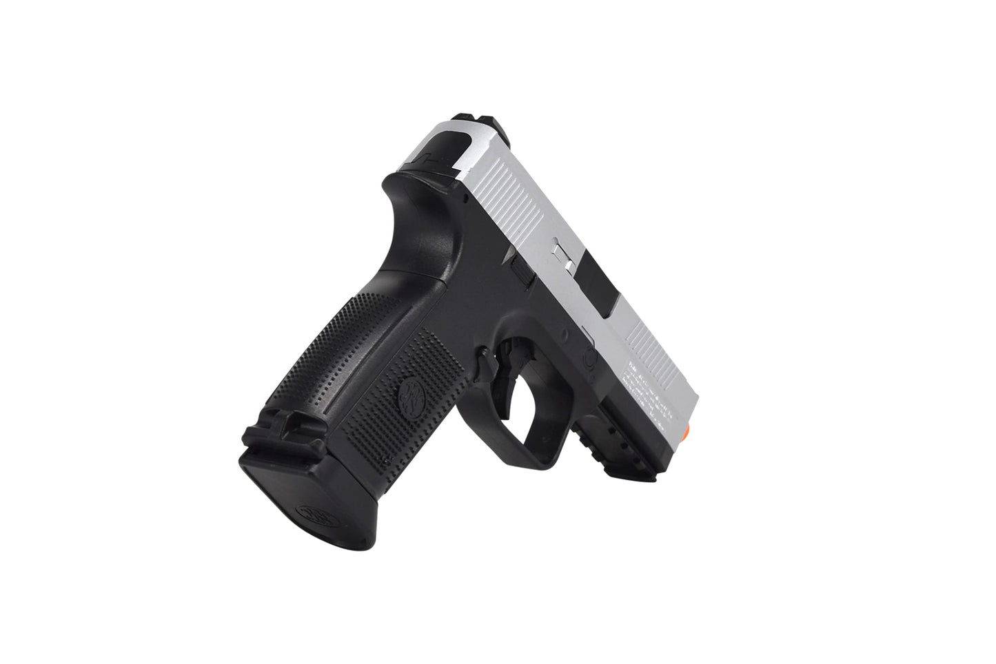 FN Herstal FNS-9 Spring Powered Airsoft Pistol, Silver-Black