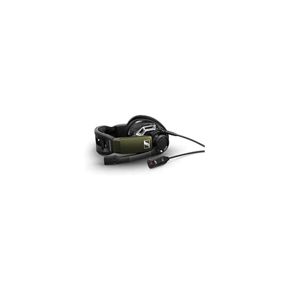 Sennheiser GSP 550 PC Gaming Headset with Dolby 7.1 Surround Sound, Flip-to-Mute microphone, USB connectivity for Dekstop and Laptop compatibility, Open-back ear cups, breathable fabric Headset, black