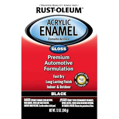Rust-Oleum Automotive 248643 12-Ounce Acrylic Enamel Spray, Black Gloss