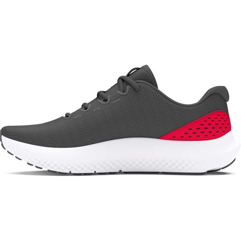 Under Armour Men's Charged Surge 4, (107) Castlerock/Red/Red, 8, US