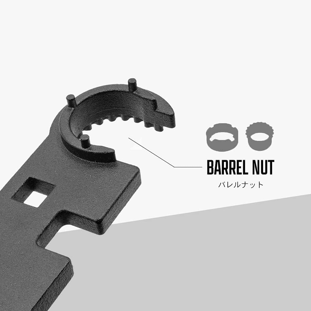 UNBRAN Wrench High Carbon Steel Hand Clamping Collet Chuck Spanner Buffer Tube Hand Clamping