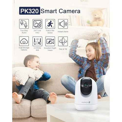 Indoor Security Camera 2K, Pet Camera with Phone App, WiFi Cameras for Home Security Camera for Dog/ Baby Monitor/Elder Pan Tilt, 5/2.4GHz, 24/7, 2-Way Talk, Human Detection, Motion Tracking, Cloud