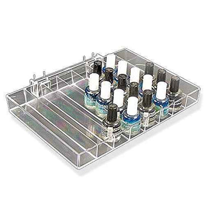 Azar Displays 225568 12.25" W x 8" D x 1.25" H 8-Compartment Tray (2 Pack)