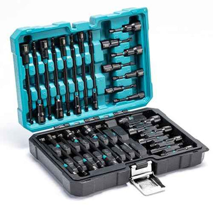 LIBRATON 31PCS Magnetic Nut Driver Set, 1/4" Impact Drill Driver Bit Set, Long Nut Drivers 6INCH, Metric & SAE Nut Drivers for Impact Drill, Socket Set, Impact to Hex Converter, PH1, PH2, Storage Box