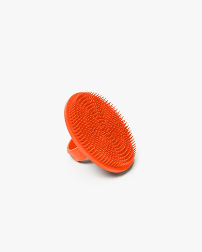 Boie USA Face Scrubber - Handheld Facial Tool, Deep Cleansing Exfoliating Facial Brush. Fights Acne with Gentle, Silicone-Like Bristles, Long Lasting, & Hypoallergenic (Blue)