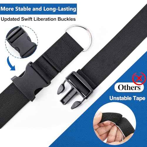 Camping Chair Wall Storage for Garage, Adjustable Garage Wall Storage Straps Wall Mounted with Quick Release Buckles, Hanging Garage Organization System Rack Holds More Beach Chairs, Umbrellas