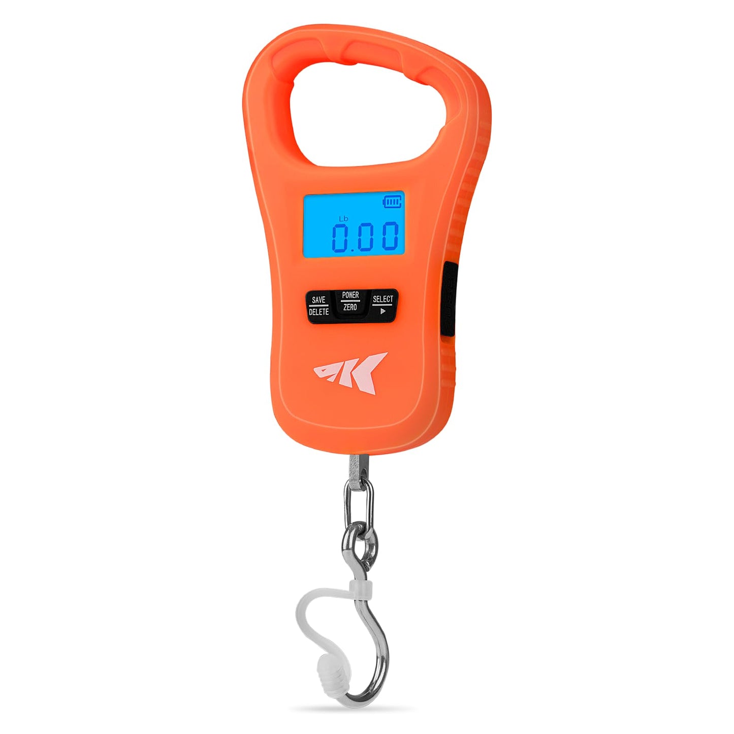 KastKing ToughTide USB Charging Fishing Scale, 65lb Capacity, Ultra-Thin Digital Fish Scale, LCD Display, Ergonomic Handle, Fish Scales Digital Weight, Fishing Accessories for Men
