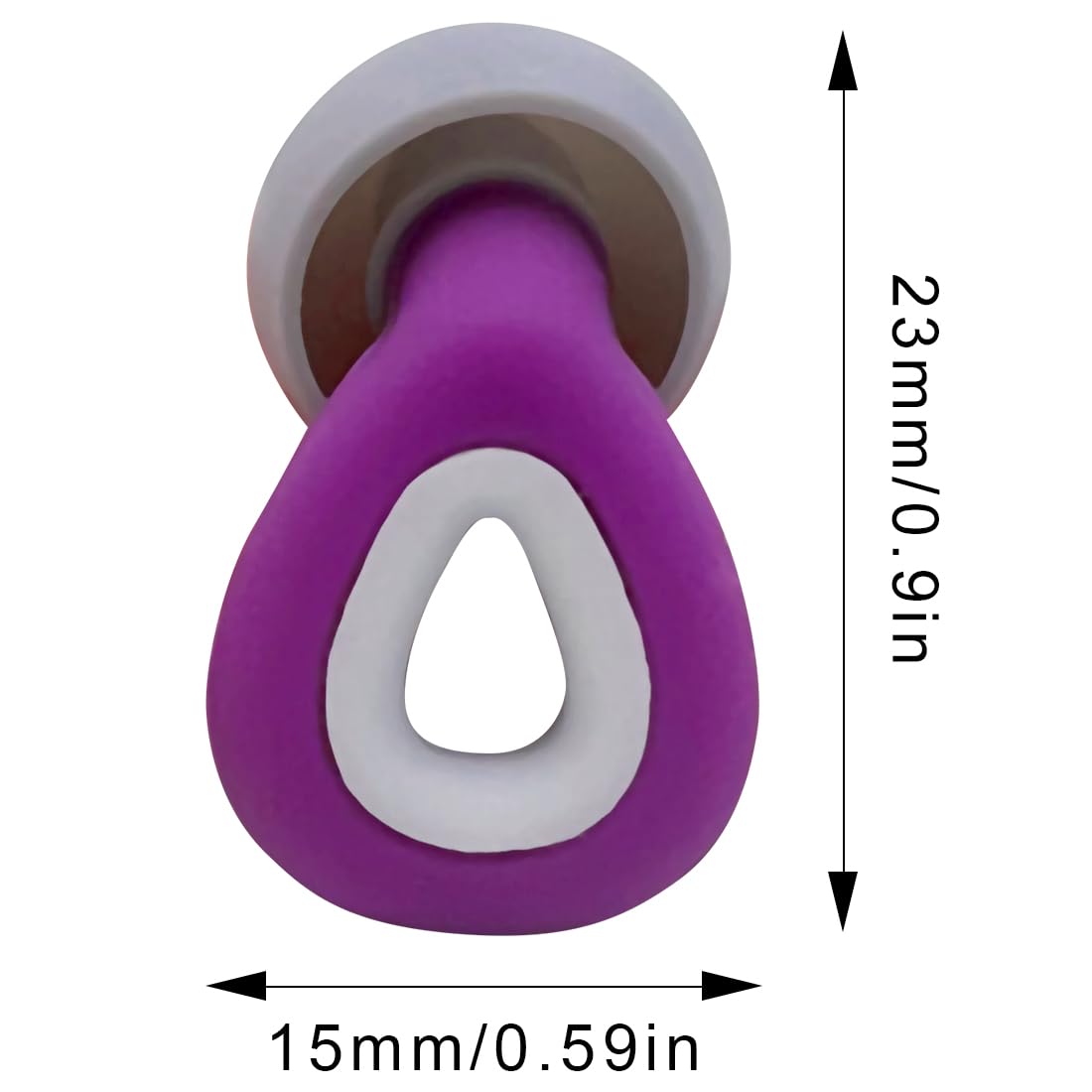 Ear Plugs for Sleeping, 1 Pair Ear Plugs for Sleeping Noise Cancelling Concert EarPlugs Silicone Noise Reduction Earplugs for Swimming, Working, Concert & 35dB