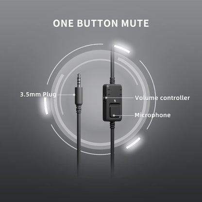 SOMIC Stereo Gaming Headset with Mic for PS4, PS5, Xbox One, PC, Mobile Phone, 3.5MM Sound Detachable Cat Ear Headphones Lightweight Self-Adjusting Over Ear Office Headphones G951S Black