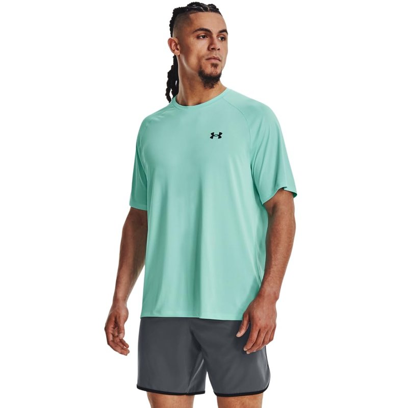 Under Armour Men's Tech 2.0 Short-Sleeve T-Shirt, (362) Neo Turquoise / / Black, 3X-Large
