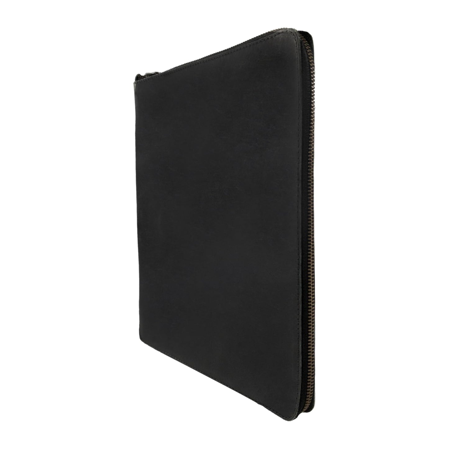 Hide & Drink, Zippered Journal Cover for Moleskine Notebook, XXL Size (8.5 x 11 in. Notebook NOT Included) Full Grain Leather, Handmade, Charcoal Black