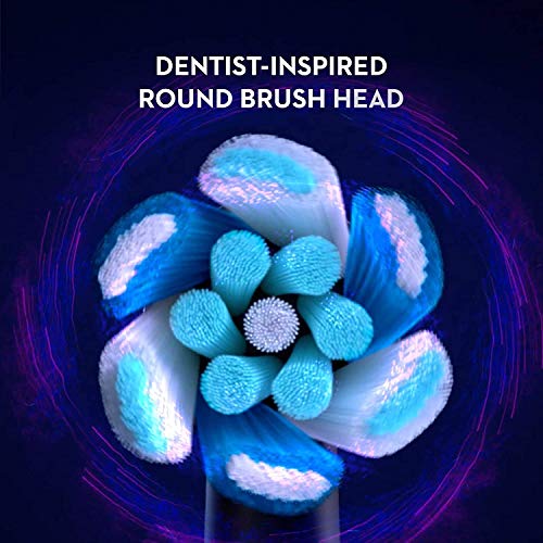 Oral-B iO Series 7 Electric Toothbrush with 2 Replacement Brush Heads, White Alabaster