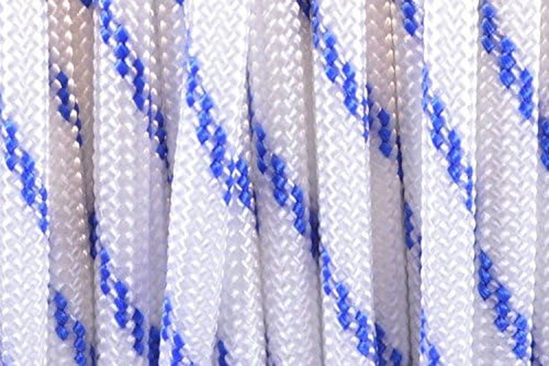 550 lb Paracord - Durable Tactical Parachute Cord for Crafting, DIY Projects & Camping | Racing Stripes, 50 Feet