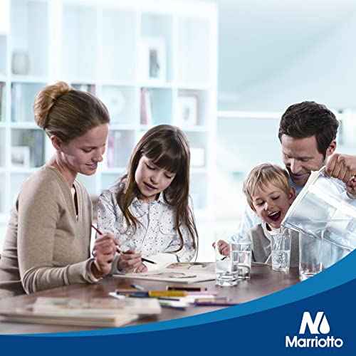 MARRIOTTO EDR1RXD1 Refrigerator Water Filter Compatible with W10295370A, WHR1RXD1, KAD1RXD1, Filter 1, W10295370, P4RFWB, P8RFWB2L, 46-9930, 46-9081 and W10311524 Air Filter (3+3)