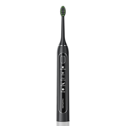Sonic Electric Toothbrush for Adults: Deep Cleaning for Travel & Sensitive Teeth – Rechargeable Toothbrush with 6 Brush Heads, 42000 VPM, 5 Modes, 100 Days Battery Life for for Home Family